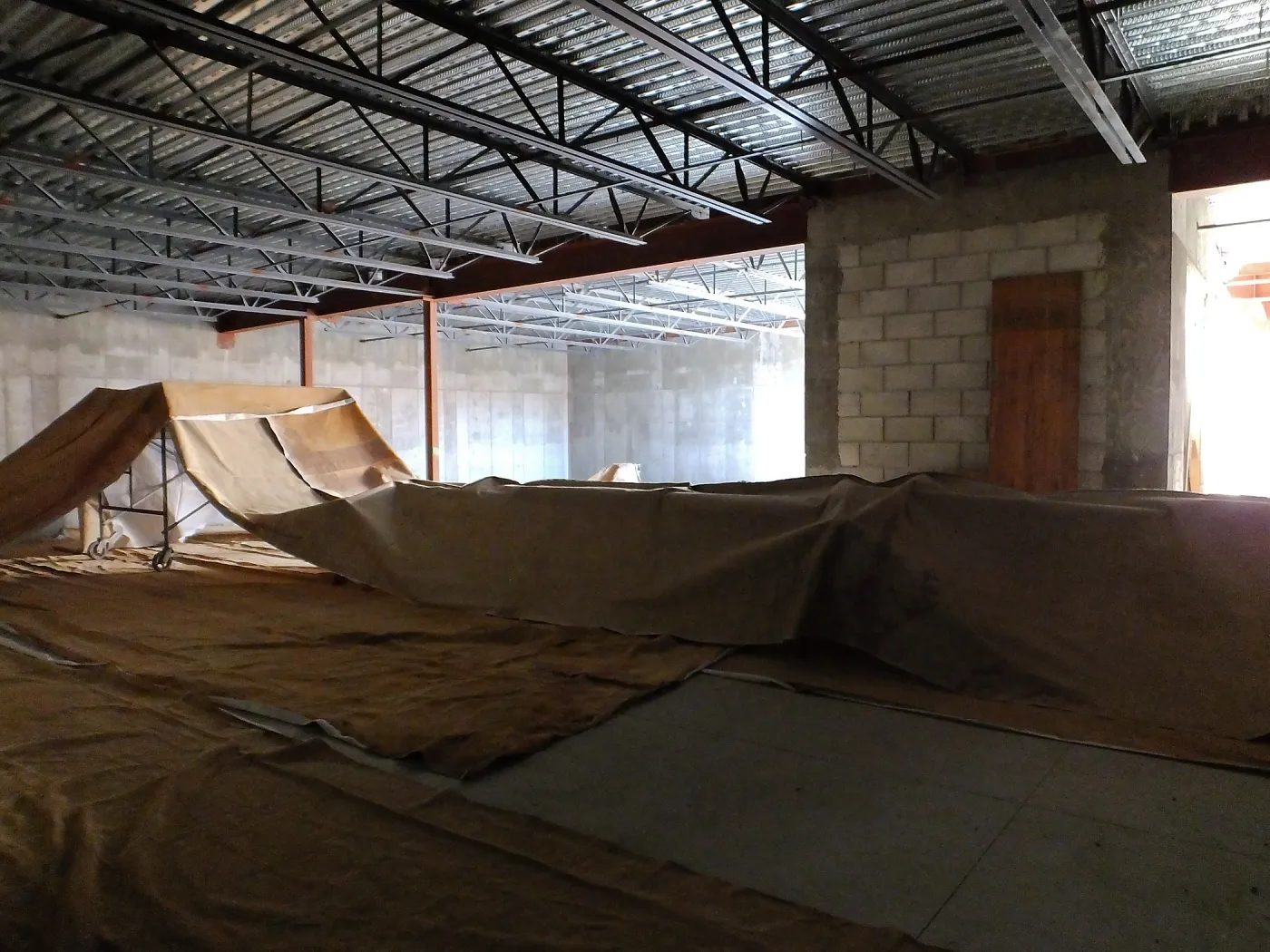 Pritzlaff Conservation Center Construction, looking northeast across Seed Bank/Herbarium area