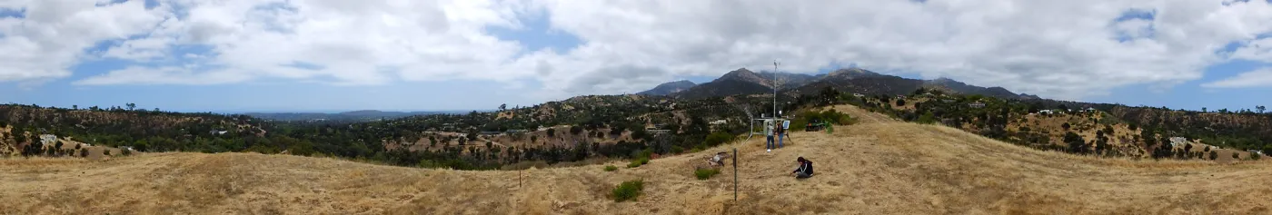 Panorama from Cavalli Ridge
