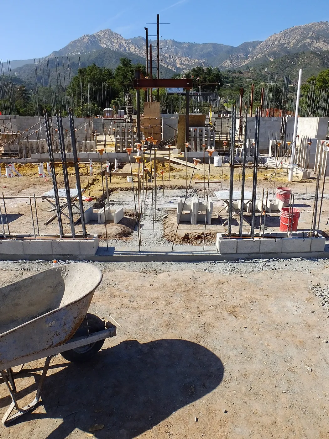 Pritzlaff Conservation Center Construction, south wall
