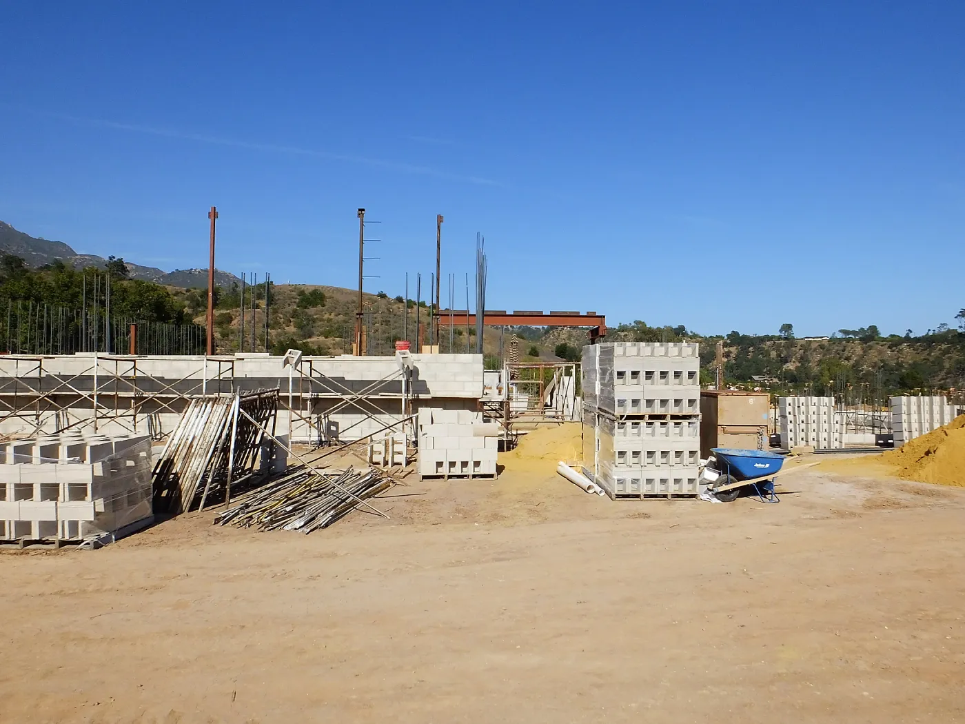 Pritzlaff Conservation Center Construction, west face