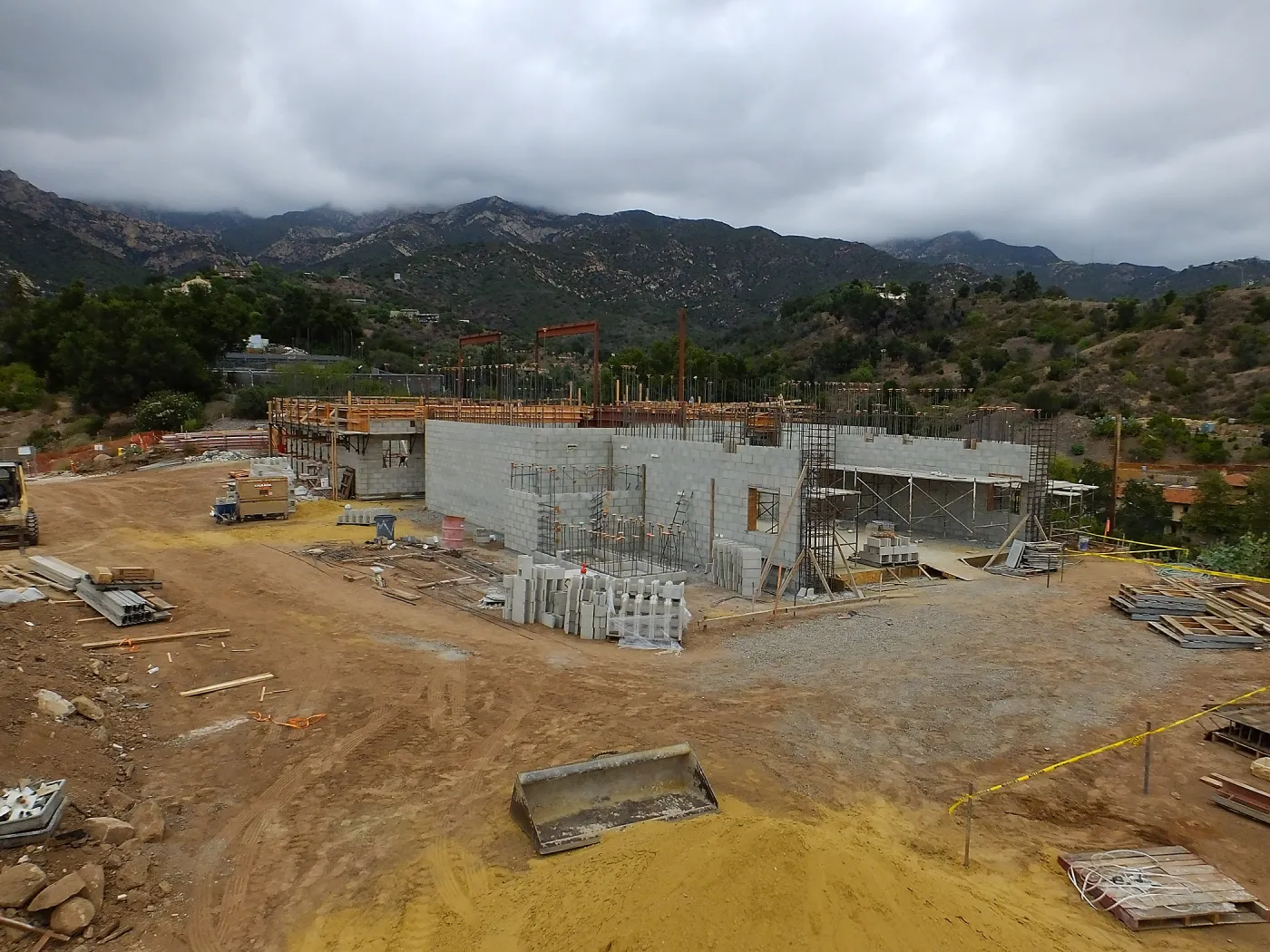 Pritzlaff Conservation Center Construction, Exterior looking northeast