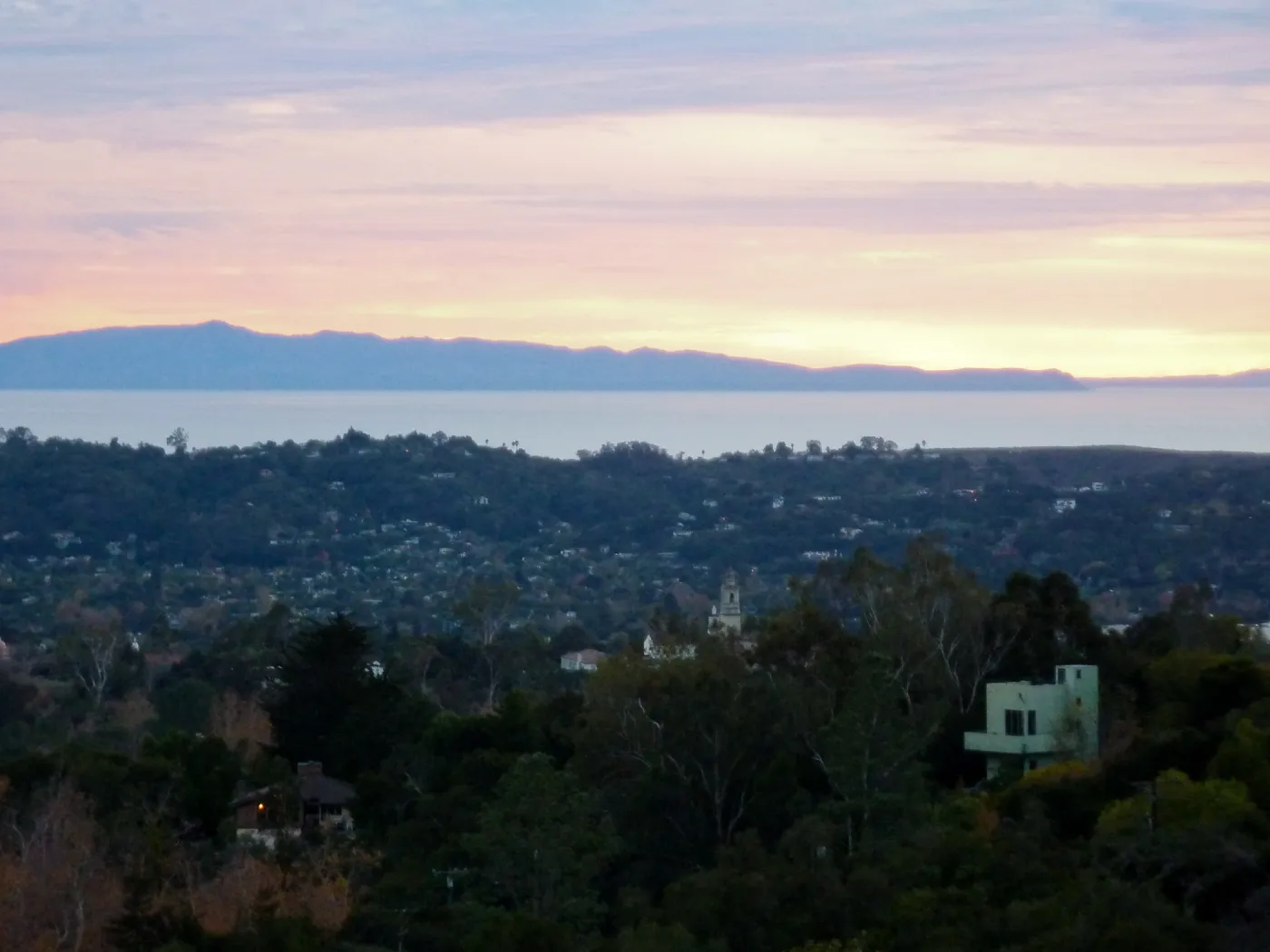 View from the Gane House site