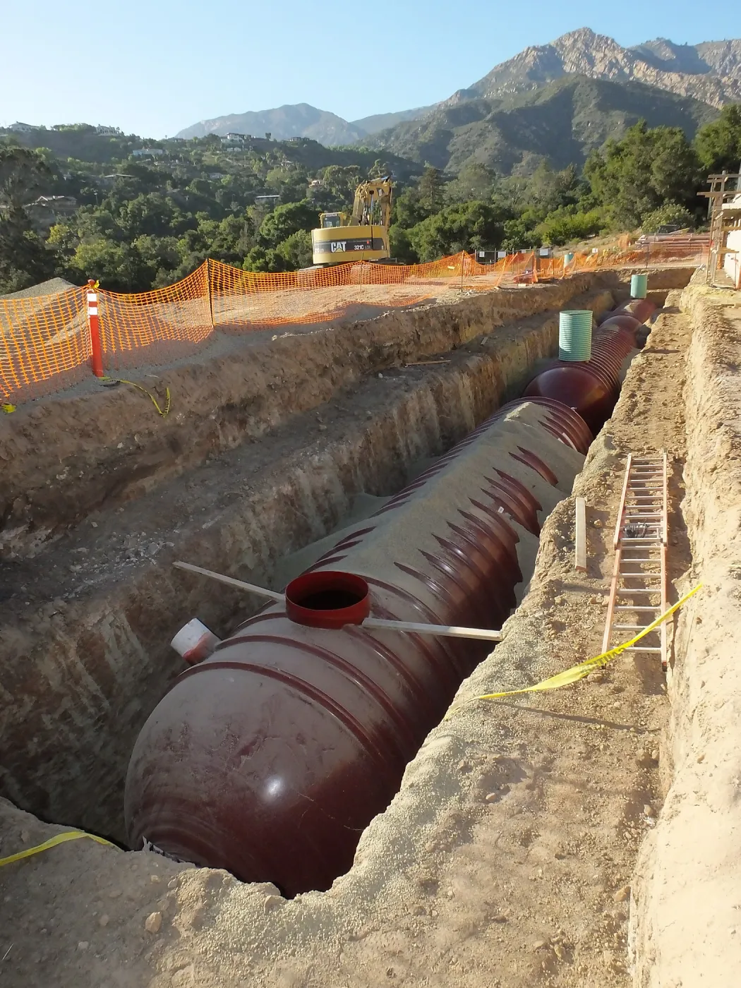Pritzlaff Conservation Center Construction, Storm Water Detention Tank Installation