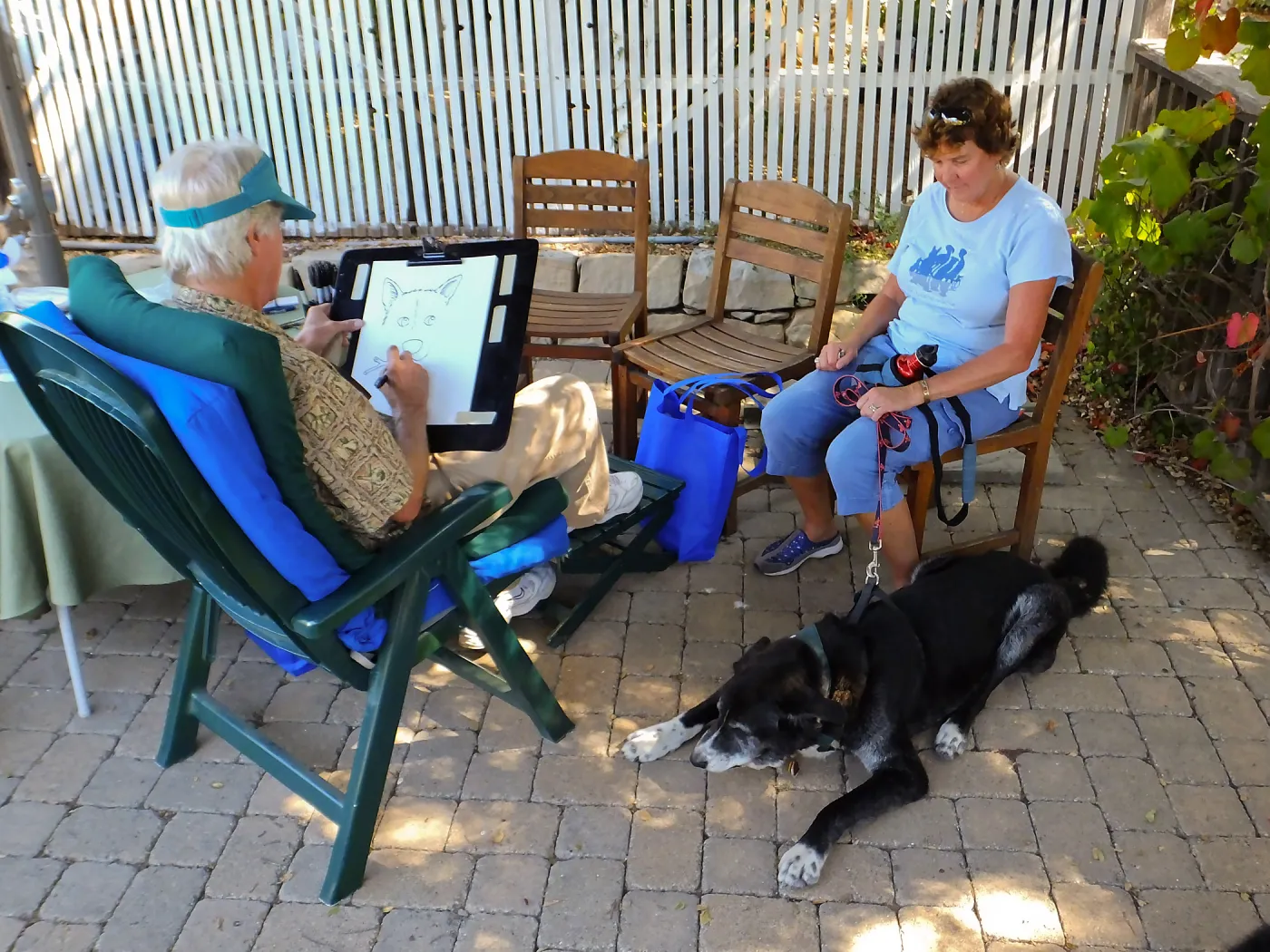 Trails n Tails 2015, caricature artist