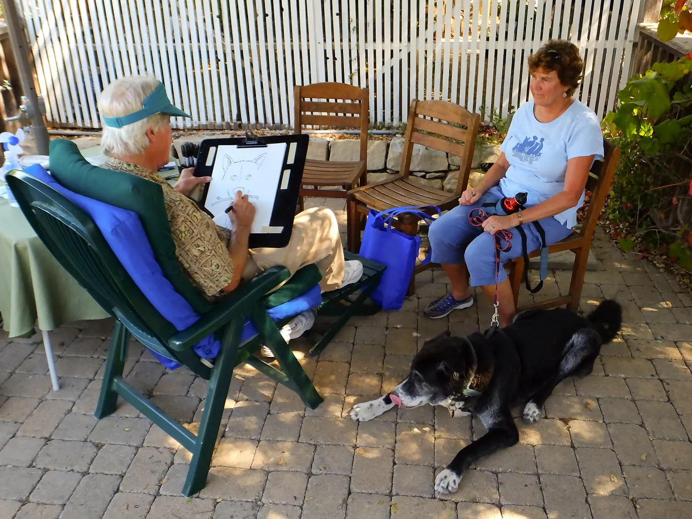 Trails n Tails 2015, caricature artist