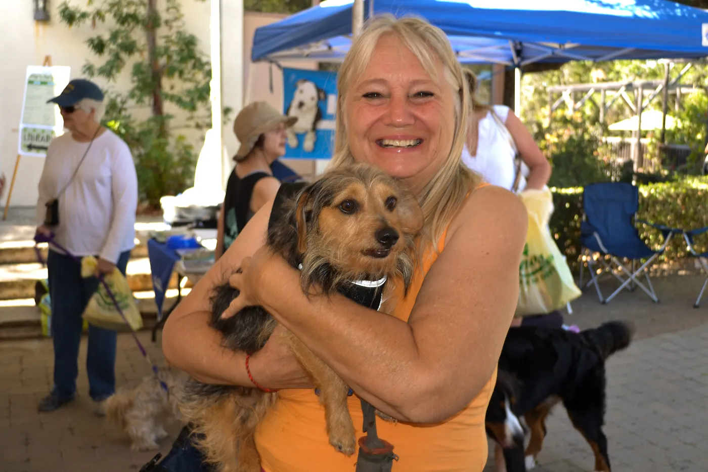 Trails n Tails 2015, Karen Luckett adopted her dog at TnT 2011