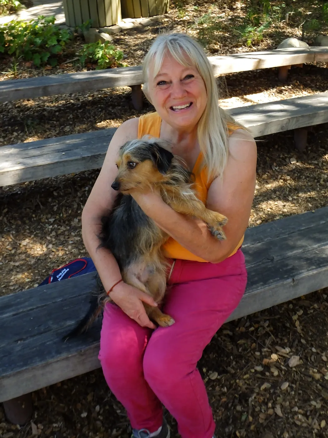 Trails n Tails 2015, Karen Luckett adopted her dog at TnT 2011