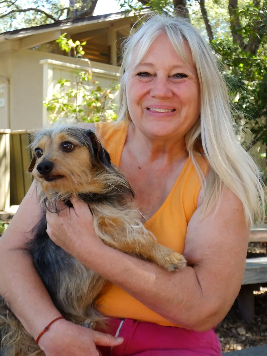Trails n Tails 2015, Karen Luckett adopted her dog at TnT 2011