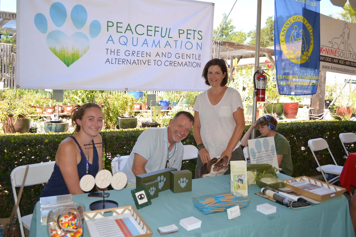Trails n Tails 2015, Peaceful Pets Aquamation exhibit