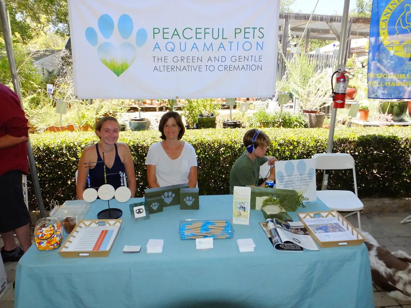 Trails n Tails 2015, Peaceful Pets Aquamation exhibit