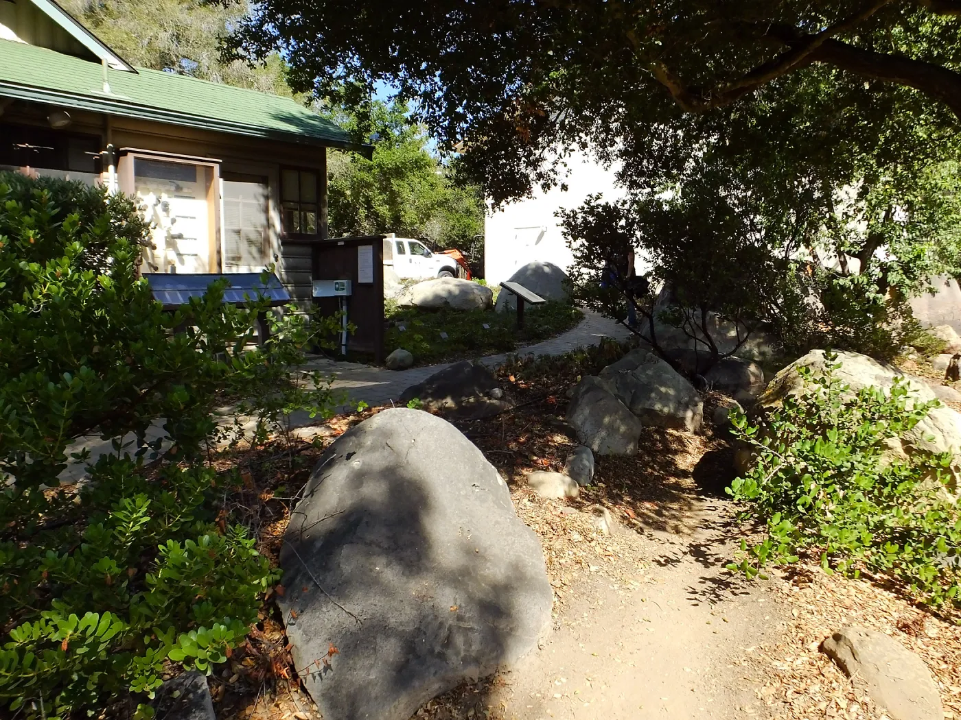 Home Demonstration Garden Renovation, view 10, east of Cottage looking northwest, first day of demolition work