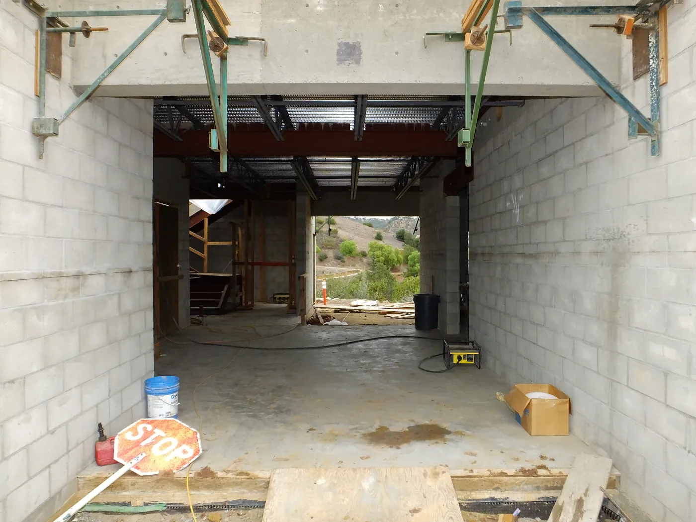 Pritzlaff Conservation Center Construction, main entrance looking east