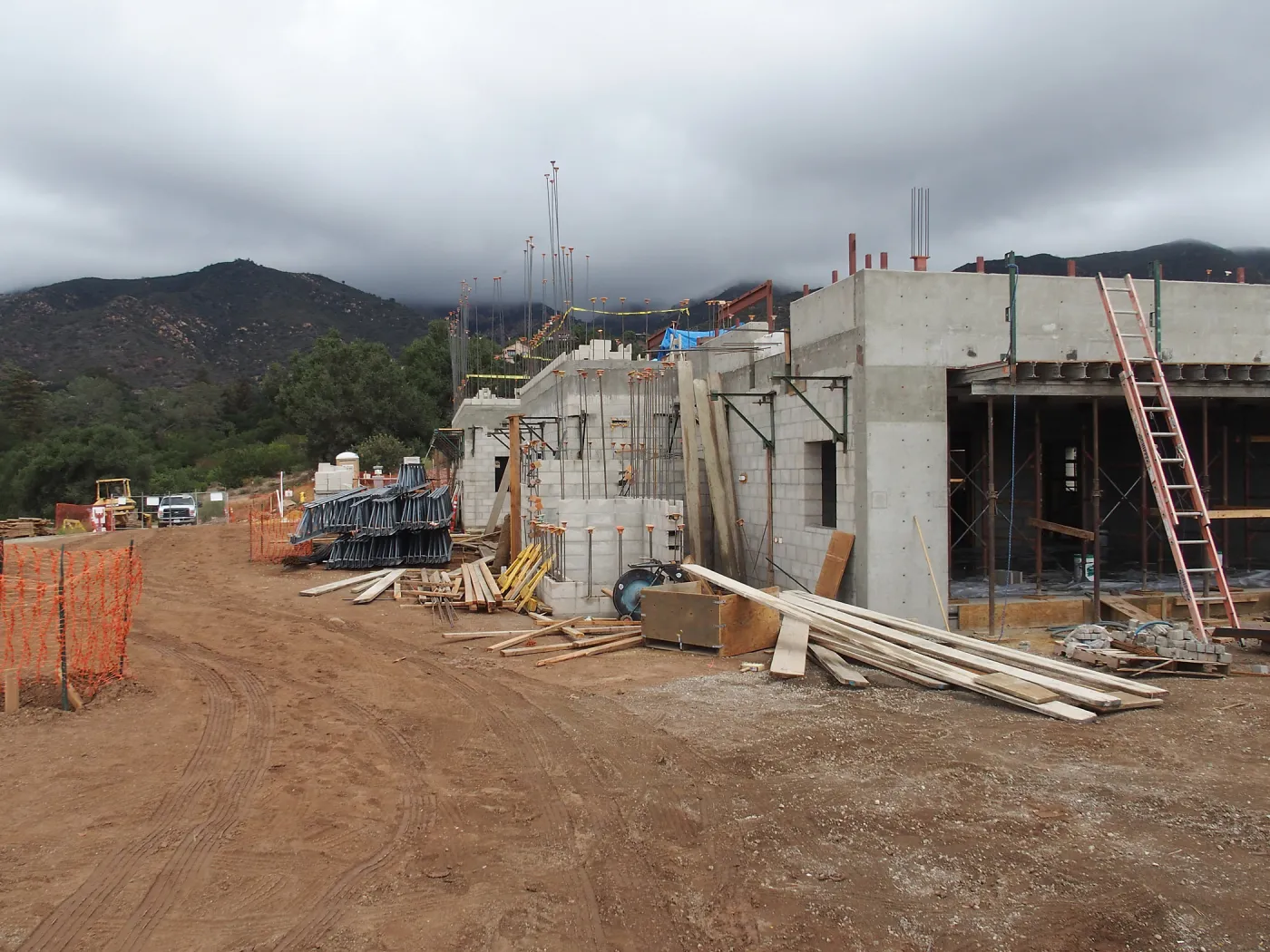 Pritzlaff Conservation Center Construction, Exterior looking northeast