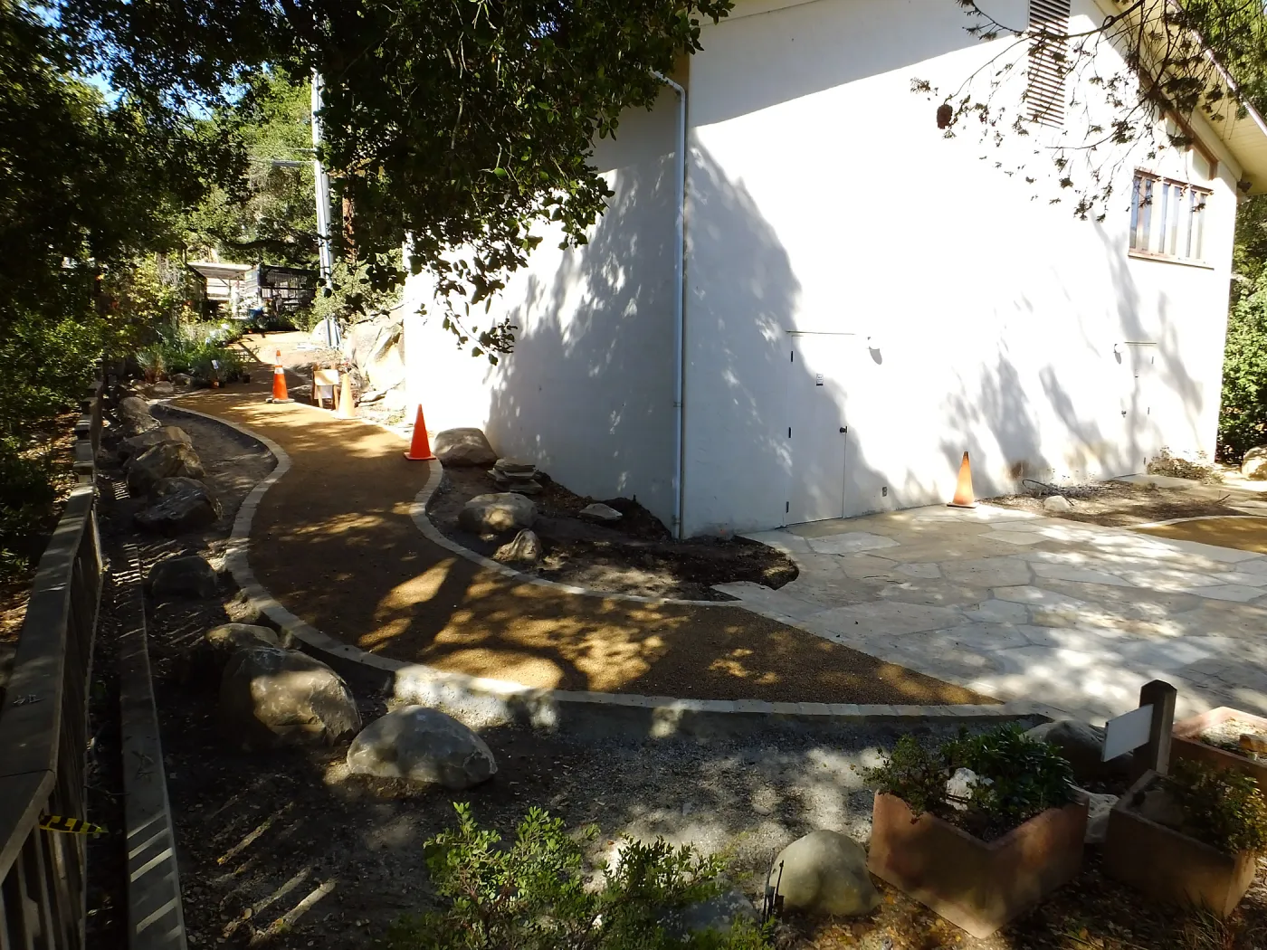 Home Demonstration Garden Renovation, view 31, looking towards southwest corner of Herbarium