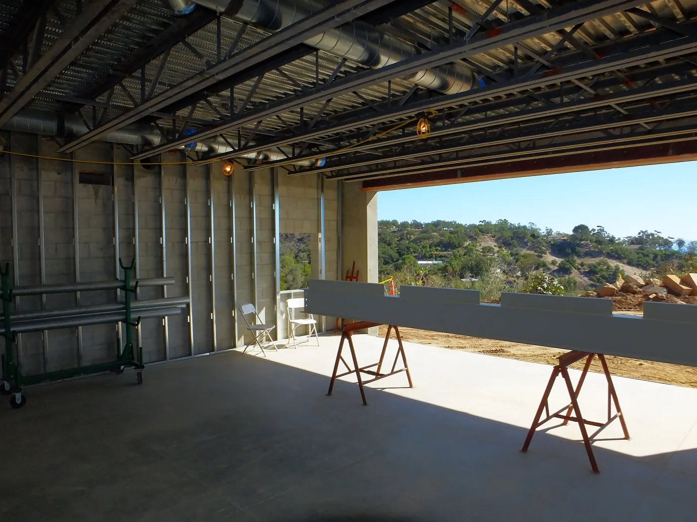 Pritzlaff Conservation Center Construction, Exhibit Room, looking southeast