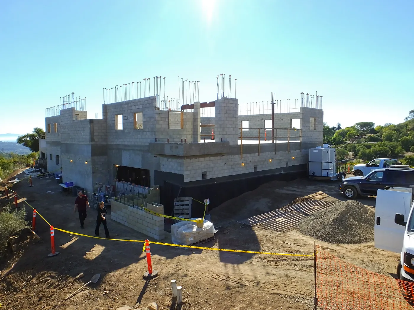 Pritzlaff Conservation Center Construction, exterior looking southwest
