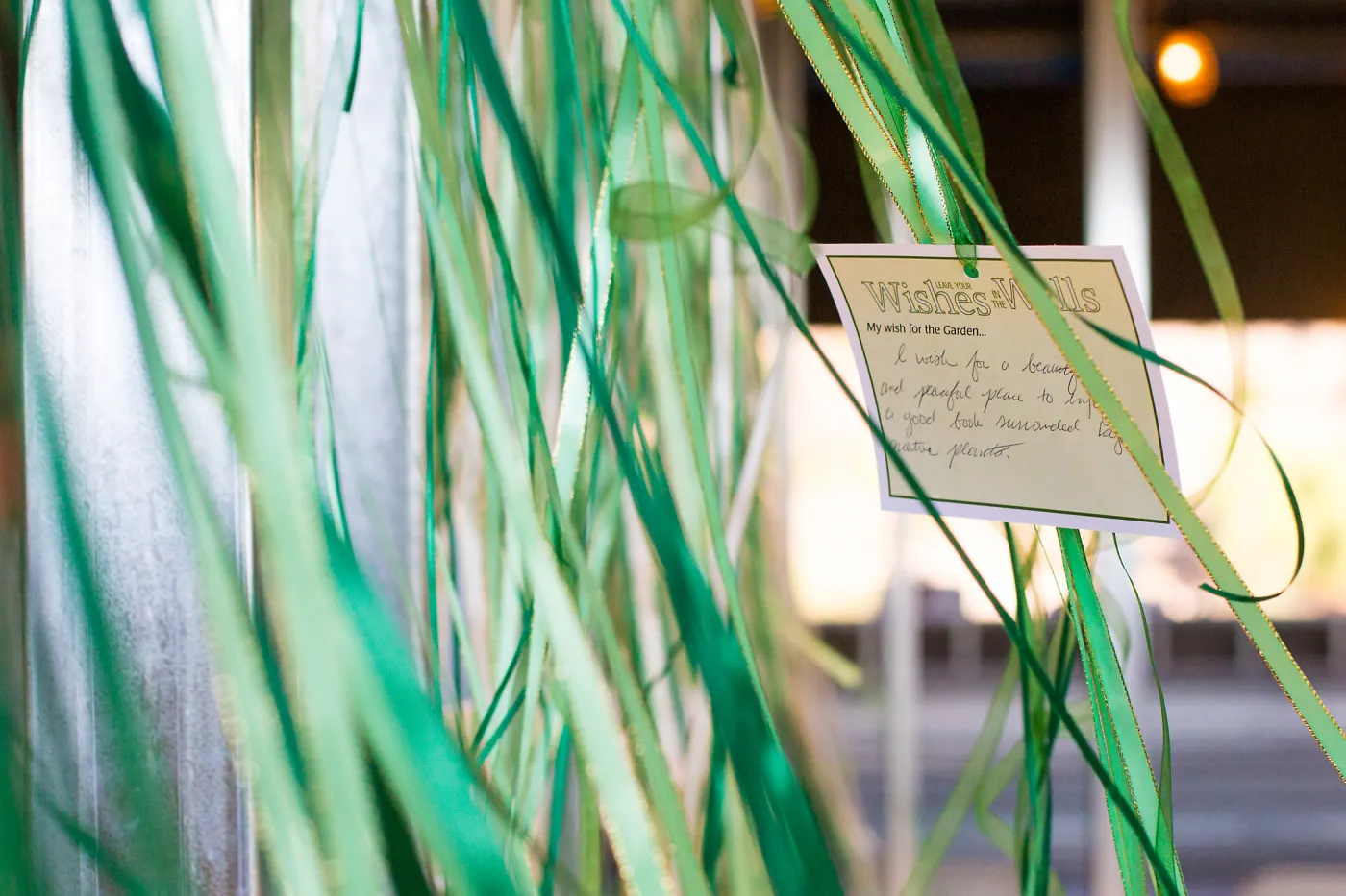 Pritzlaff Conservation Center, Wishes in the Walls event, Wishing Wall