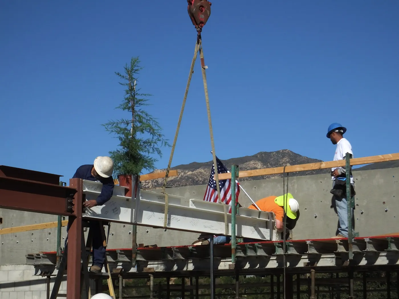 Pritzlaff Conservation Center Construction, Topping Off