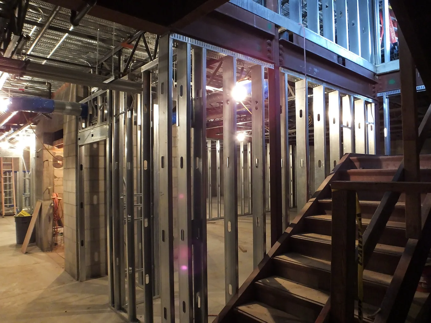 Pritzlaff Conservation Center Construction, looking northwest across Herbarium space