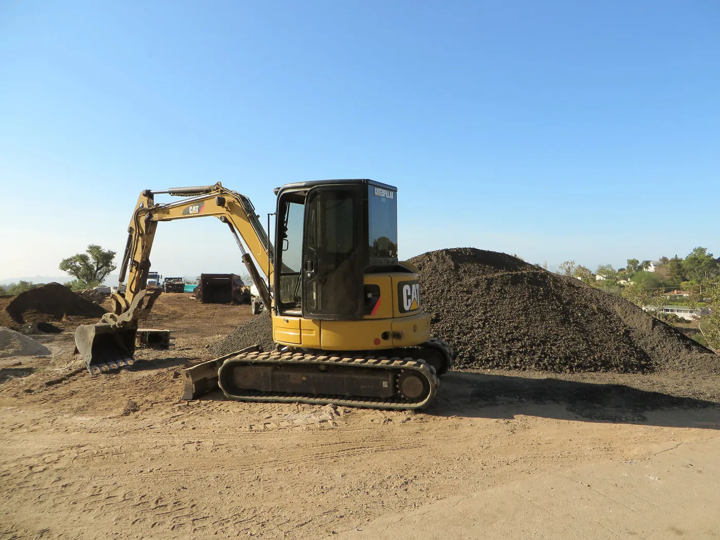 Resurfacing road, East Slope
