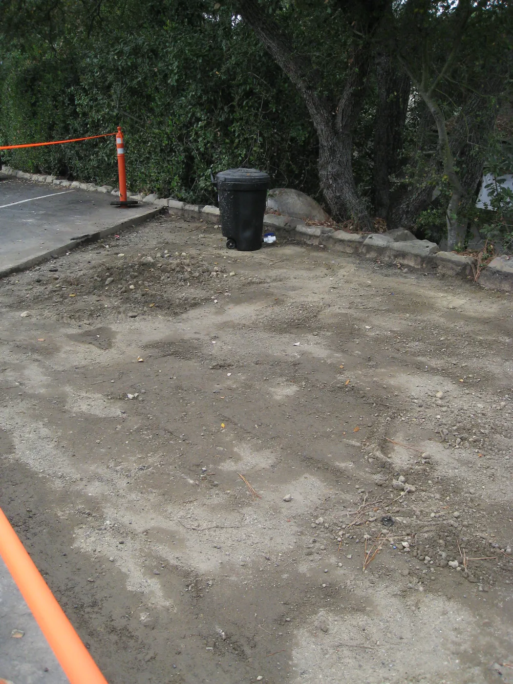Parking lot work