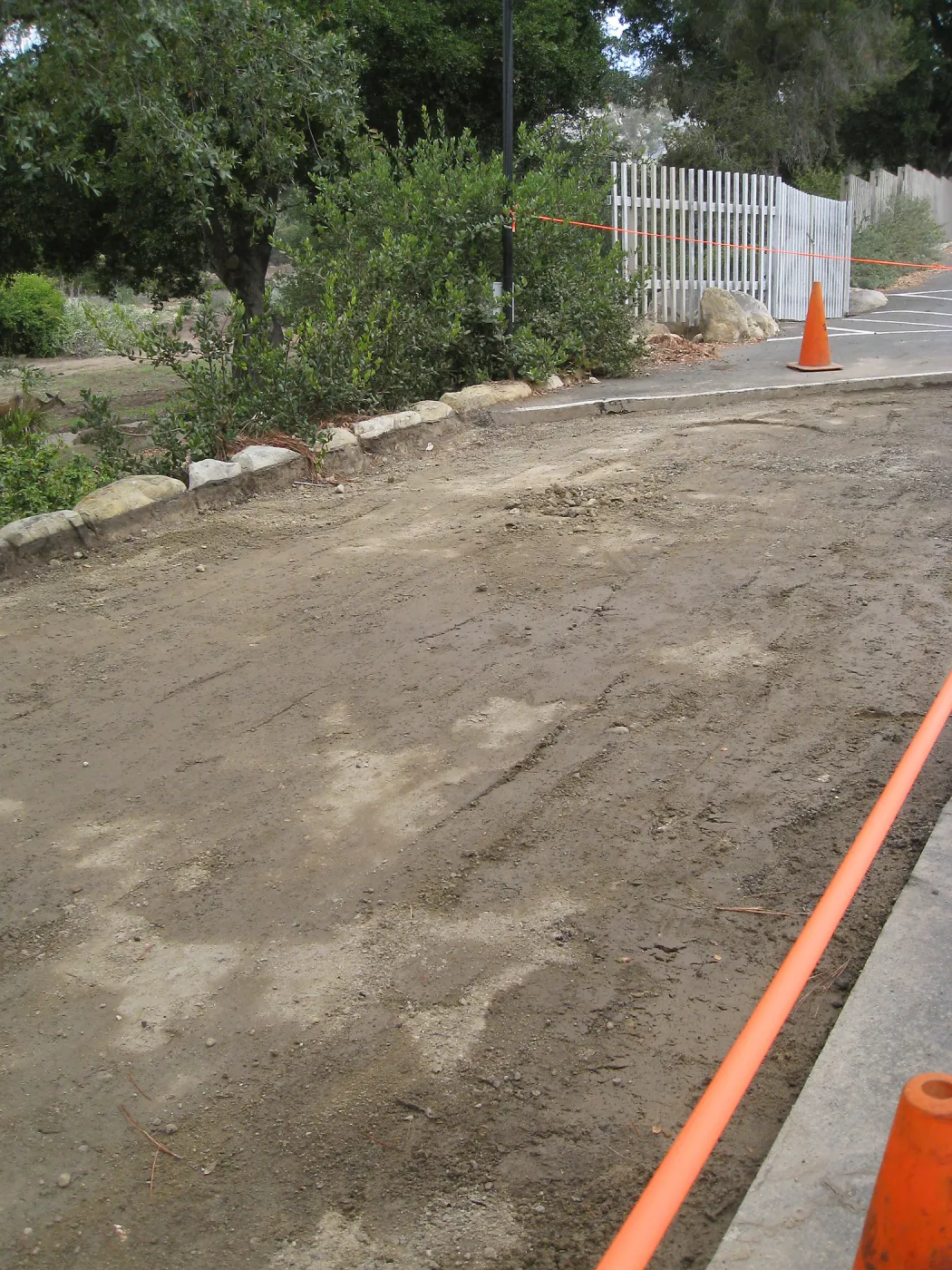 Parking lot work