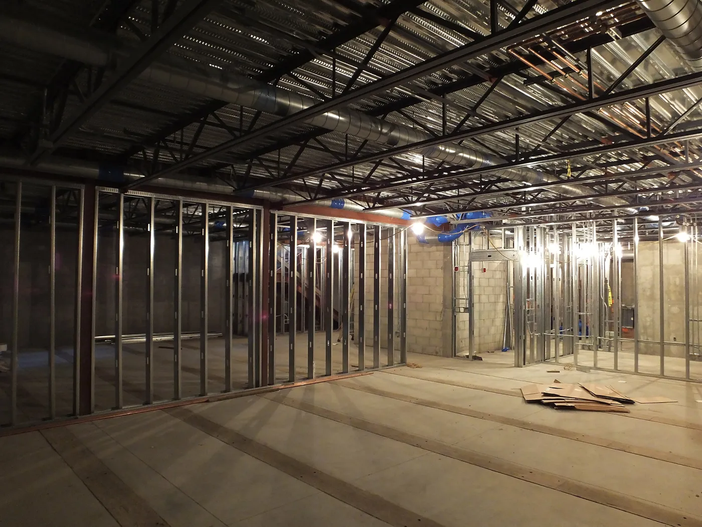 Pritzlaff Conservation Center Construction, looking southeast across Herbarium area 