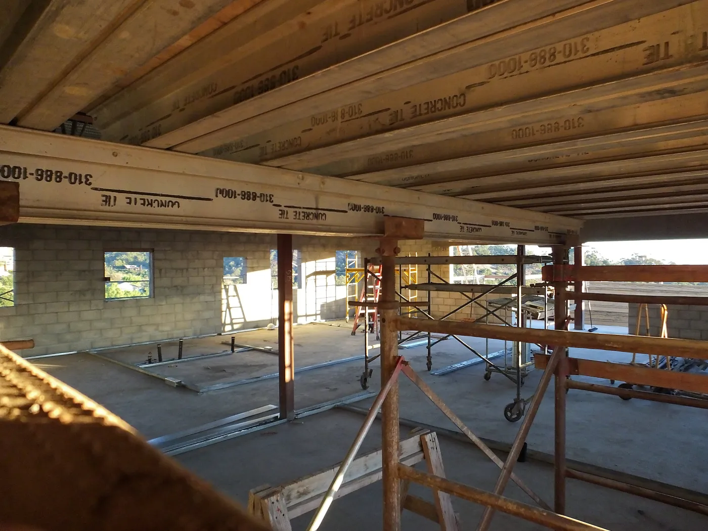 Pritzlaff Conservation Center Construction, looking southeast across Conference/Training area 
