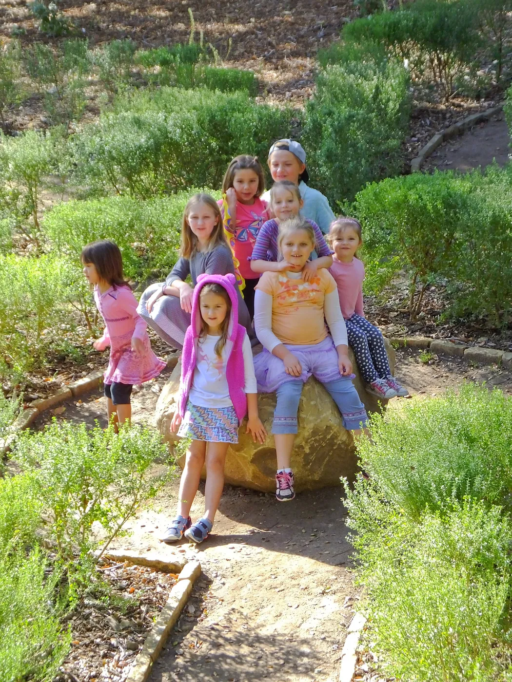 Children in the Centennial Maze
