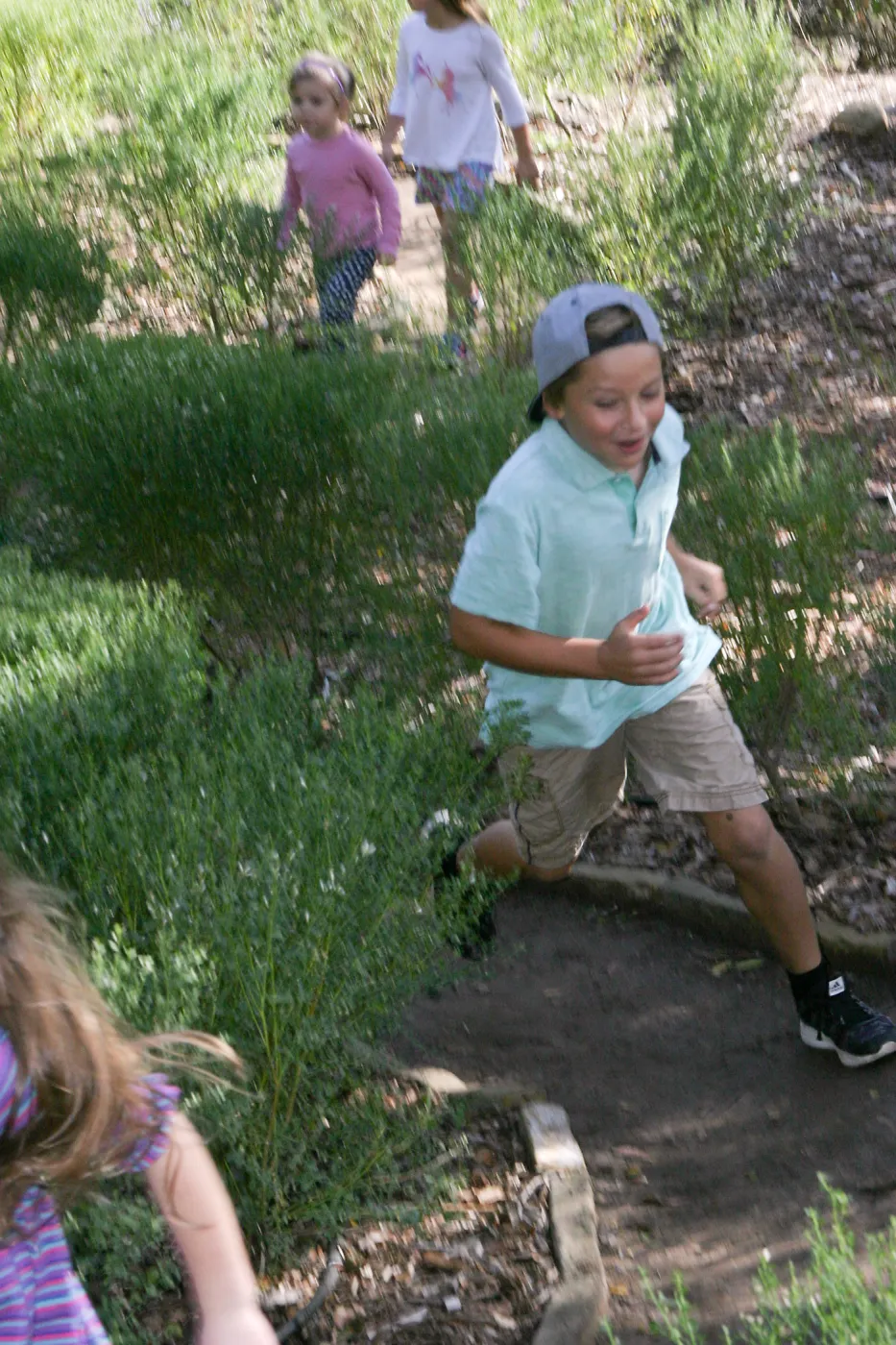 Children in the Centennial Maze