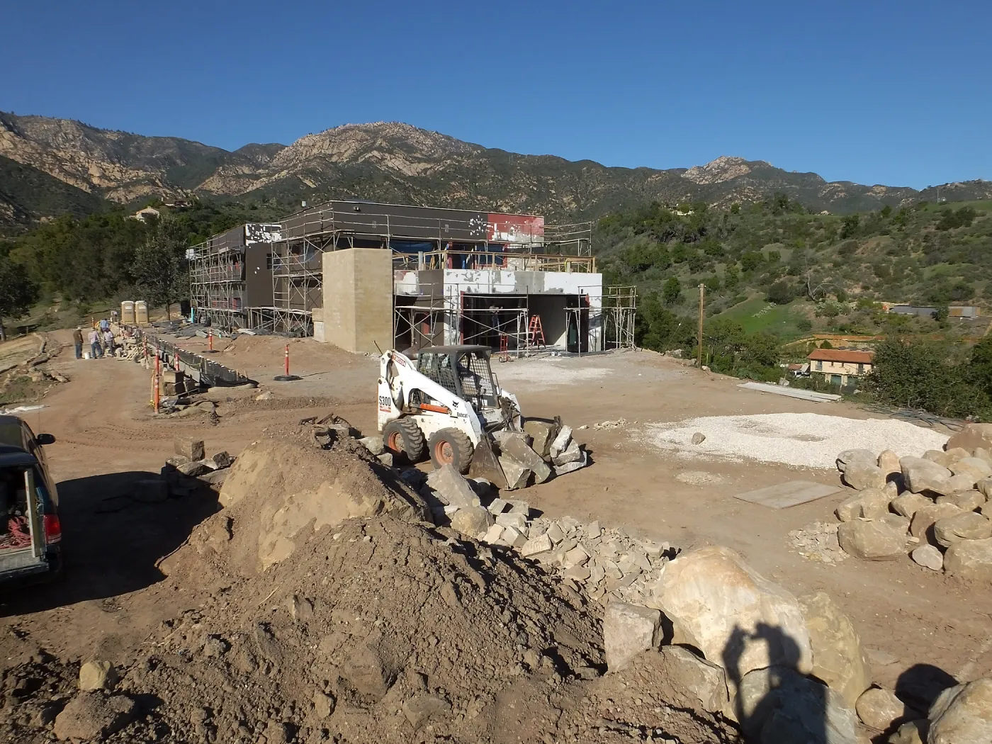 Pritzlaff Conservation Center Construction, Exterior looking northeast
