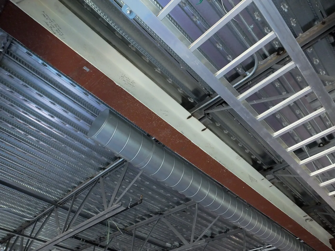 Pritzlaff Conservation Center Construction, Wishes Beam