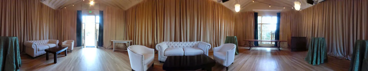 2016 Santa Barbara Beer Garden Event, VIP Lounge decor in Library