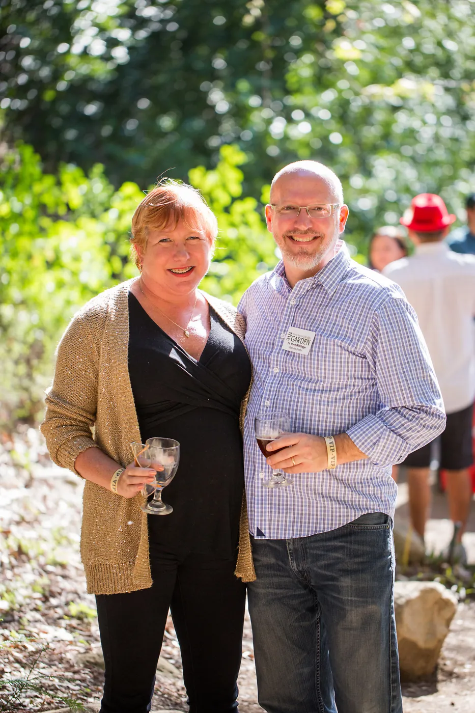 2016 Santa Barbara Beer Garden Event, Pamme Mickelson, Steve Windhager