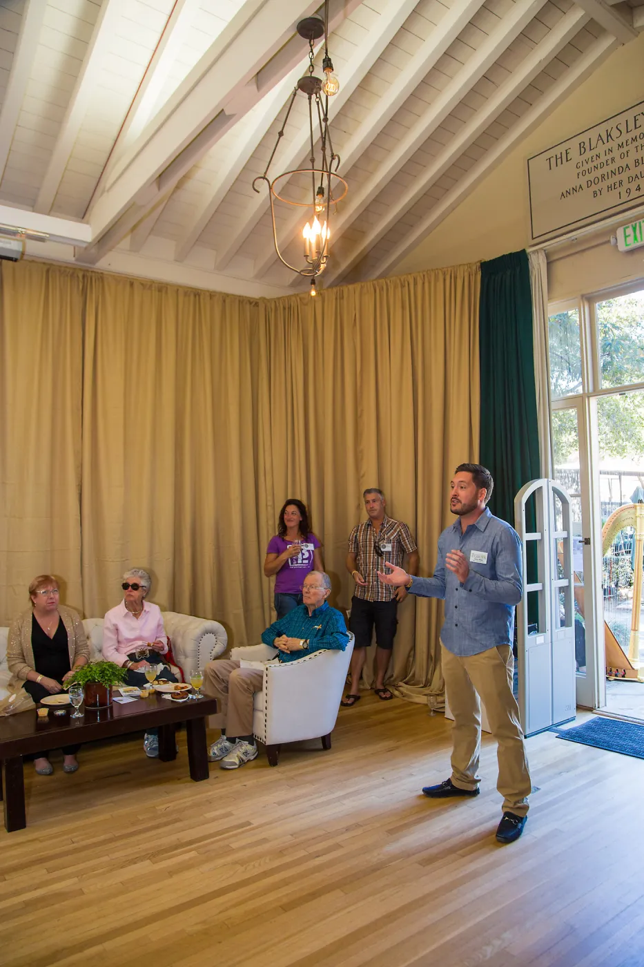 2016 Santa Barbara Beer Garden Event, Jeremy Bassan Co-chair for the Beer Garden, Welcome Address, VIP lounge