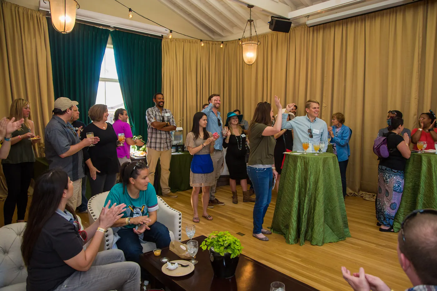 2016 Santa Barbara Beer Garden Event, VIP lounge attendees