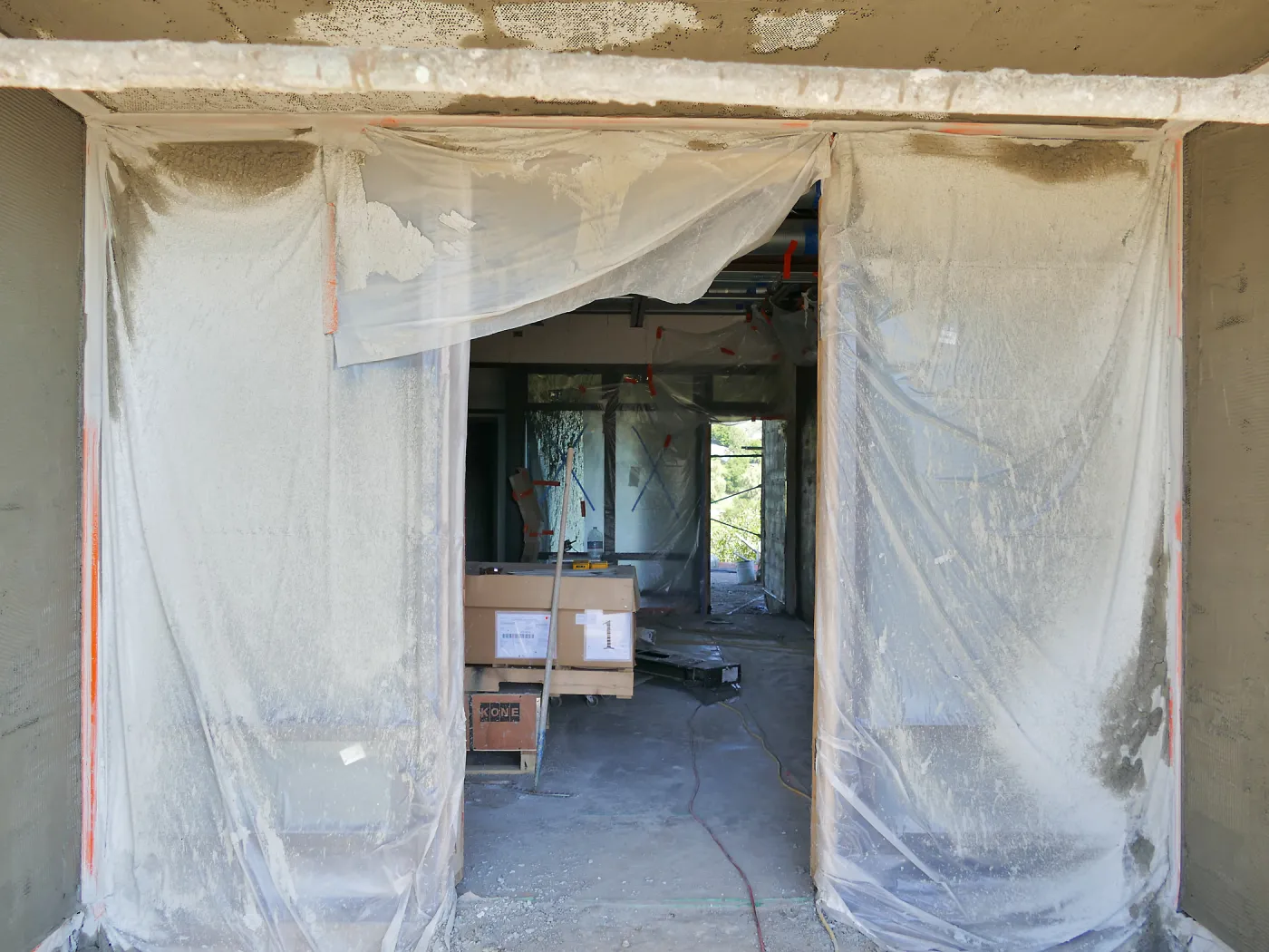 Pritzlaff Conservation Center Construction, main entrance looking east