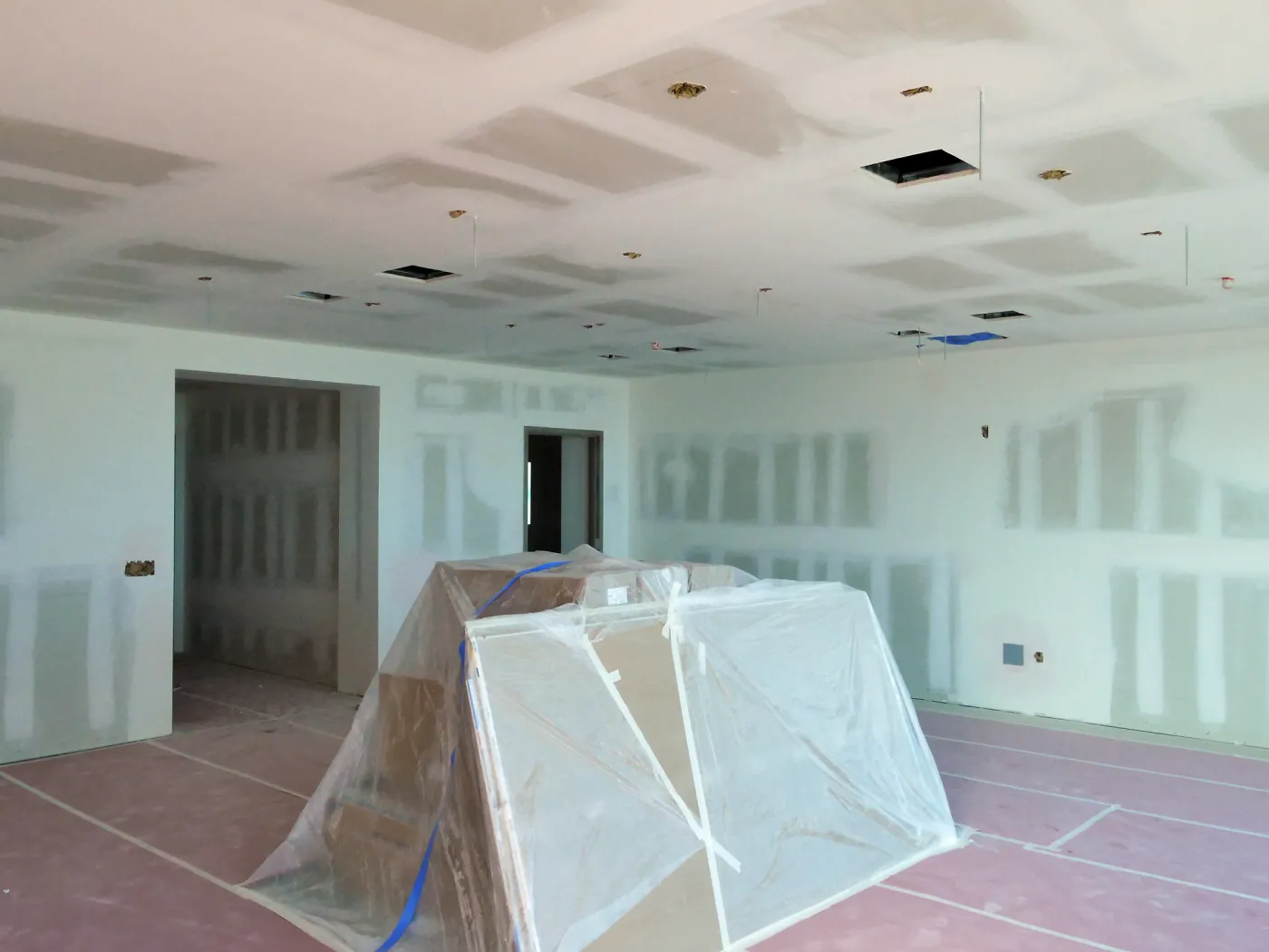 Pritzlaff Conservation Center Construction, Exhibit Room, looking northeast