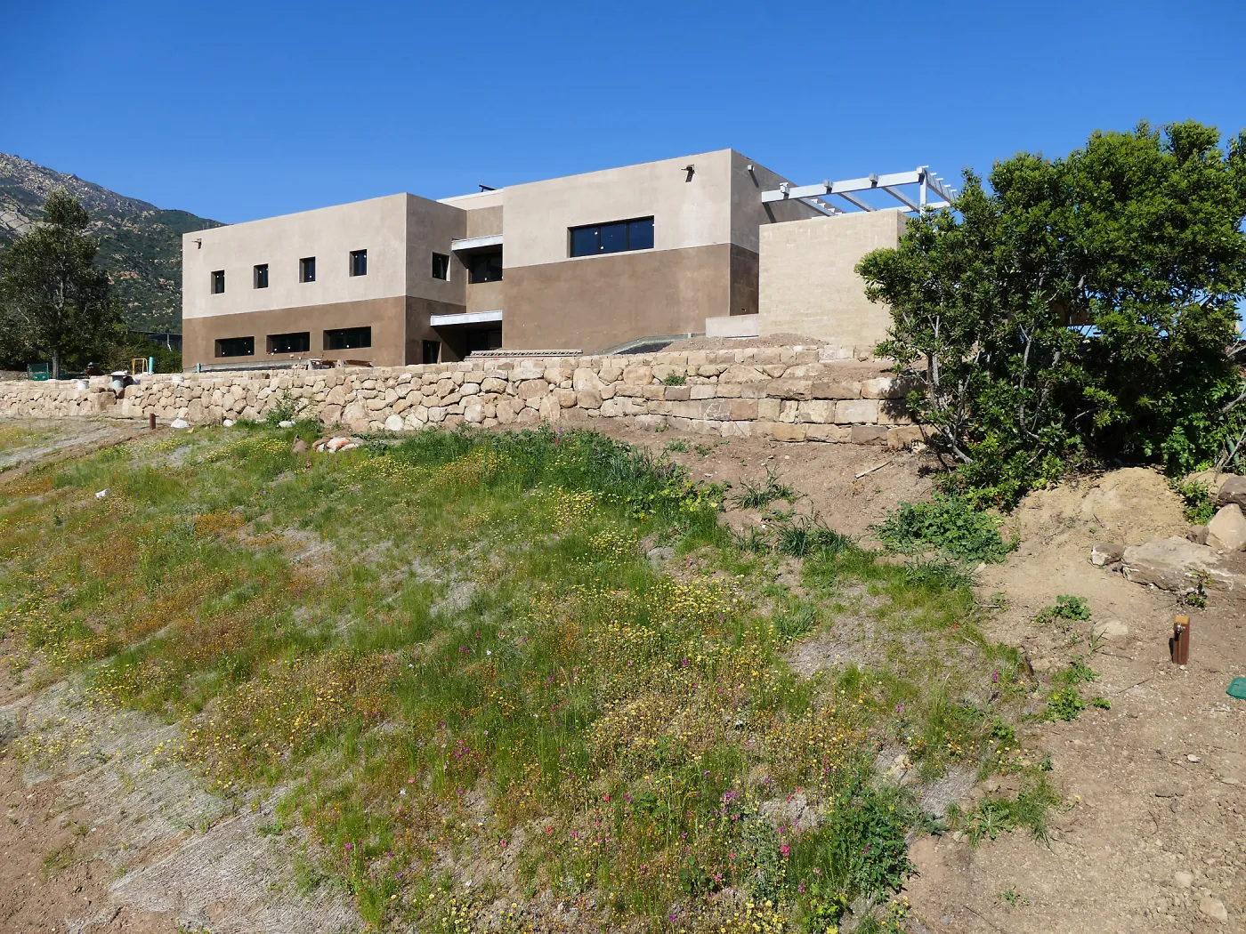 Pritzlaff Conservation Center Construction, west face looking northeast