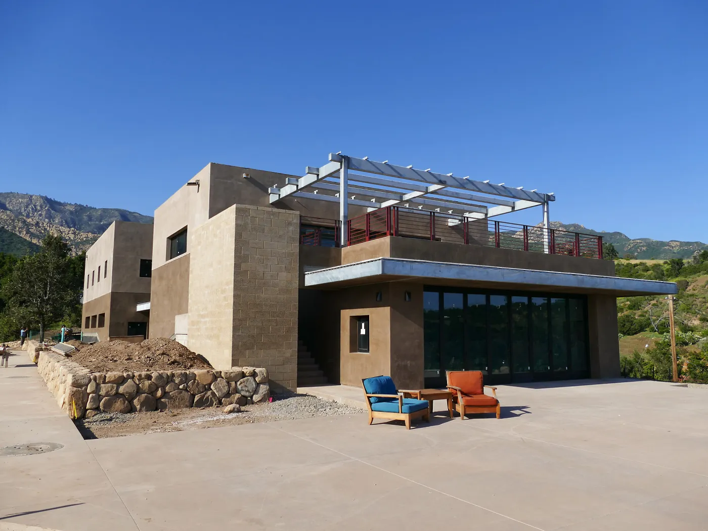 Pritzlaff Conservation Center Construction, Exterior looking northeast