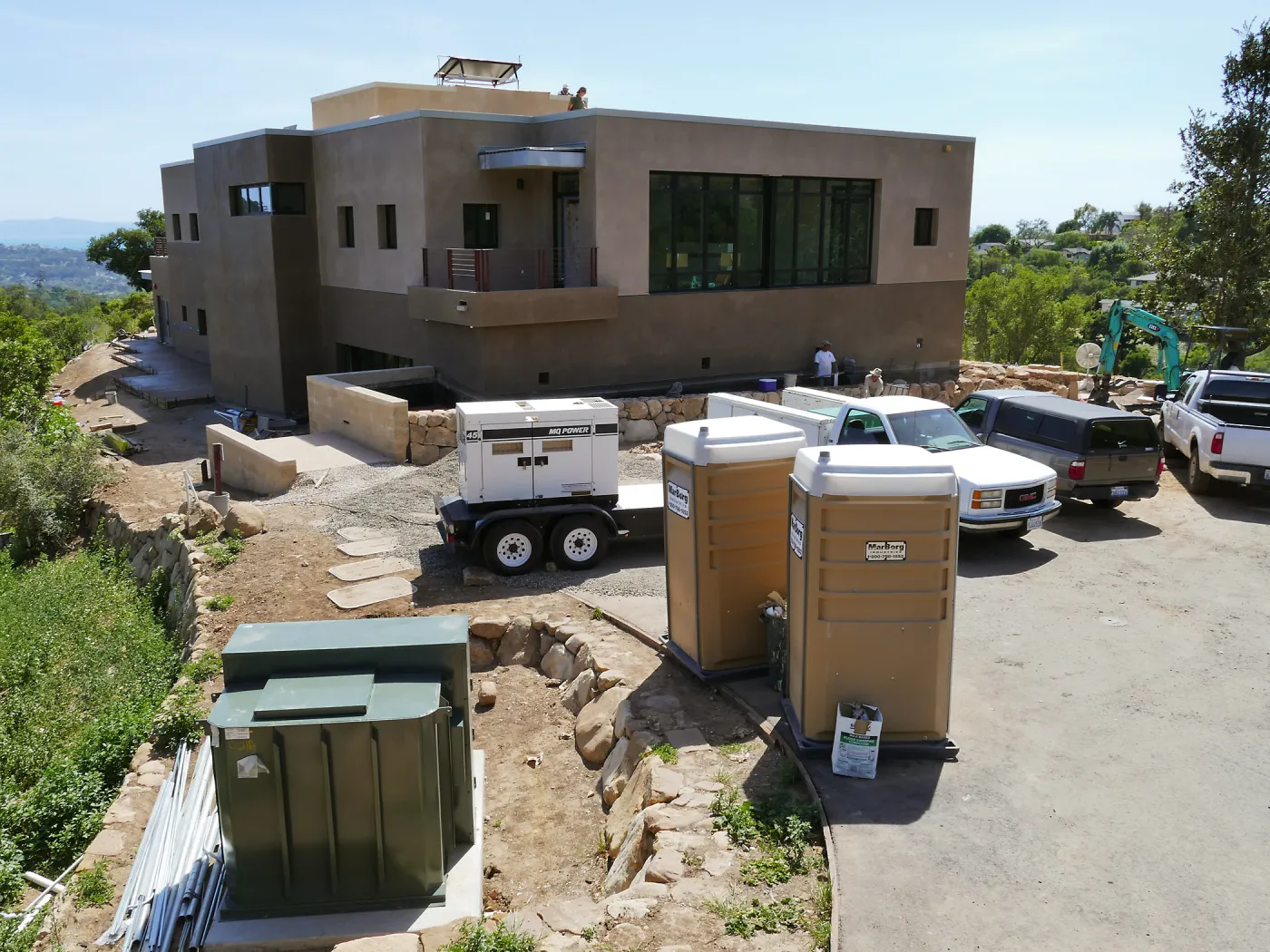 Pritzlaff Conservation Center Construction, exterior looking southwest