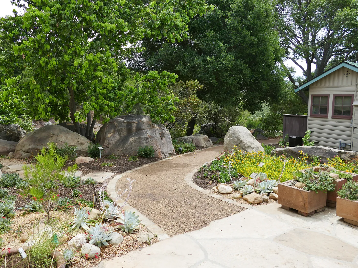 Home Demonstration Garden Renovation, view 4, north side of Cottage
