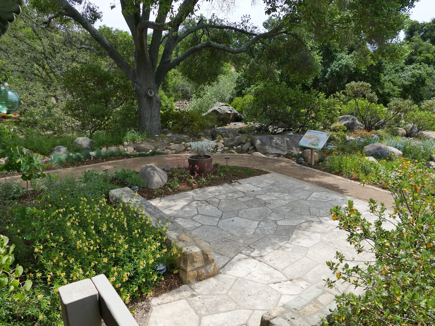 Home Demonstration Garden Renovation, view 19, looking southeast from south entrance of Cottage