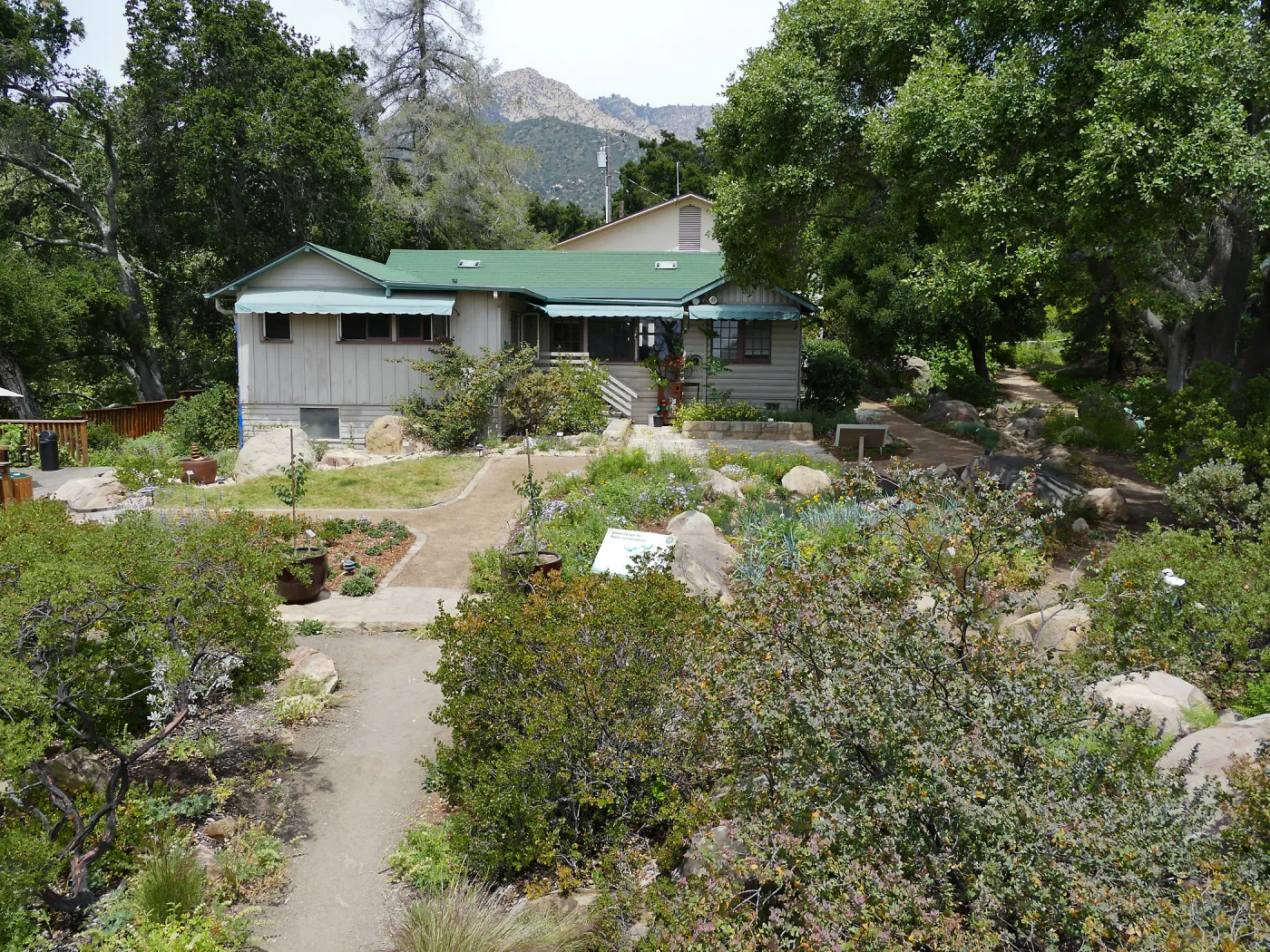 Home Demonstration Garden Renovation, view 25, south side of Cottage