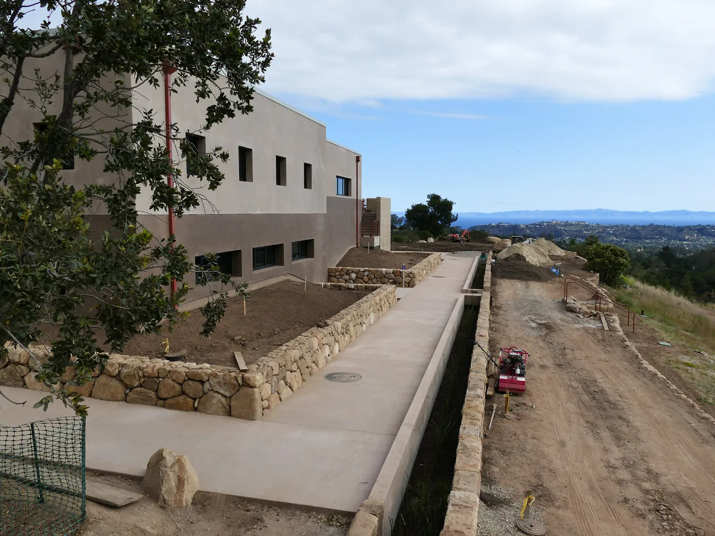 Pritzlaff Conservation Center Construction, Exterior looking southeast