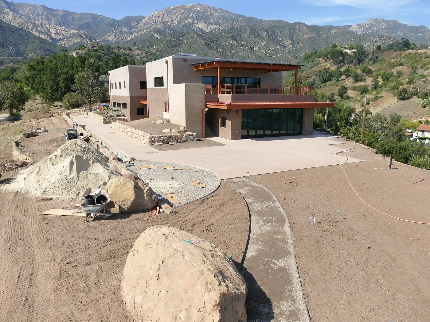 Pritzlaff Conservation Center Construction, Exterior looking northeast