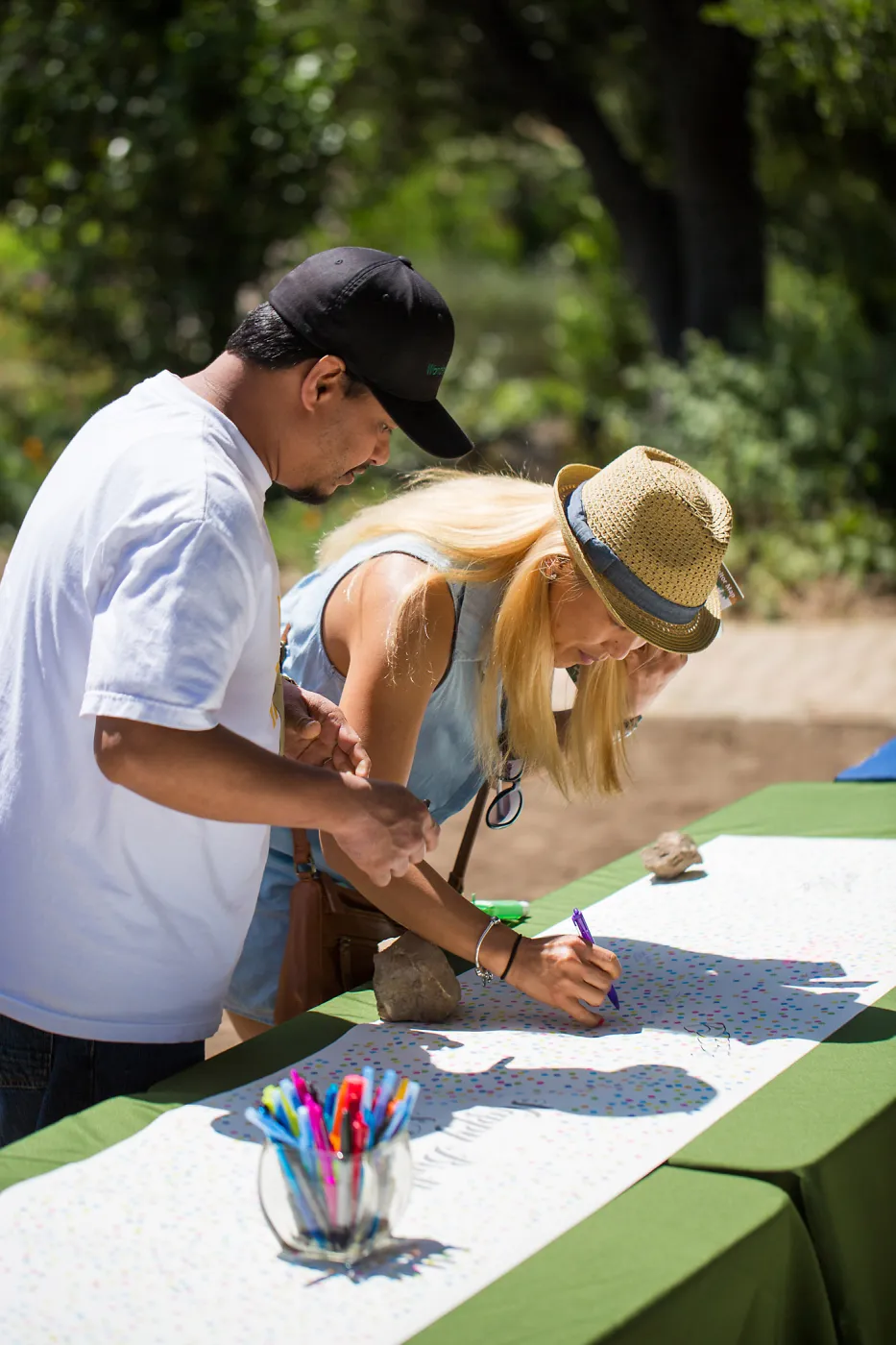 Cultivating the Wild: Native Gardens Tour and 90th Birthday Celebration, Birthday Card signing