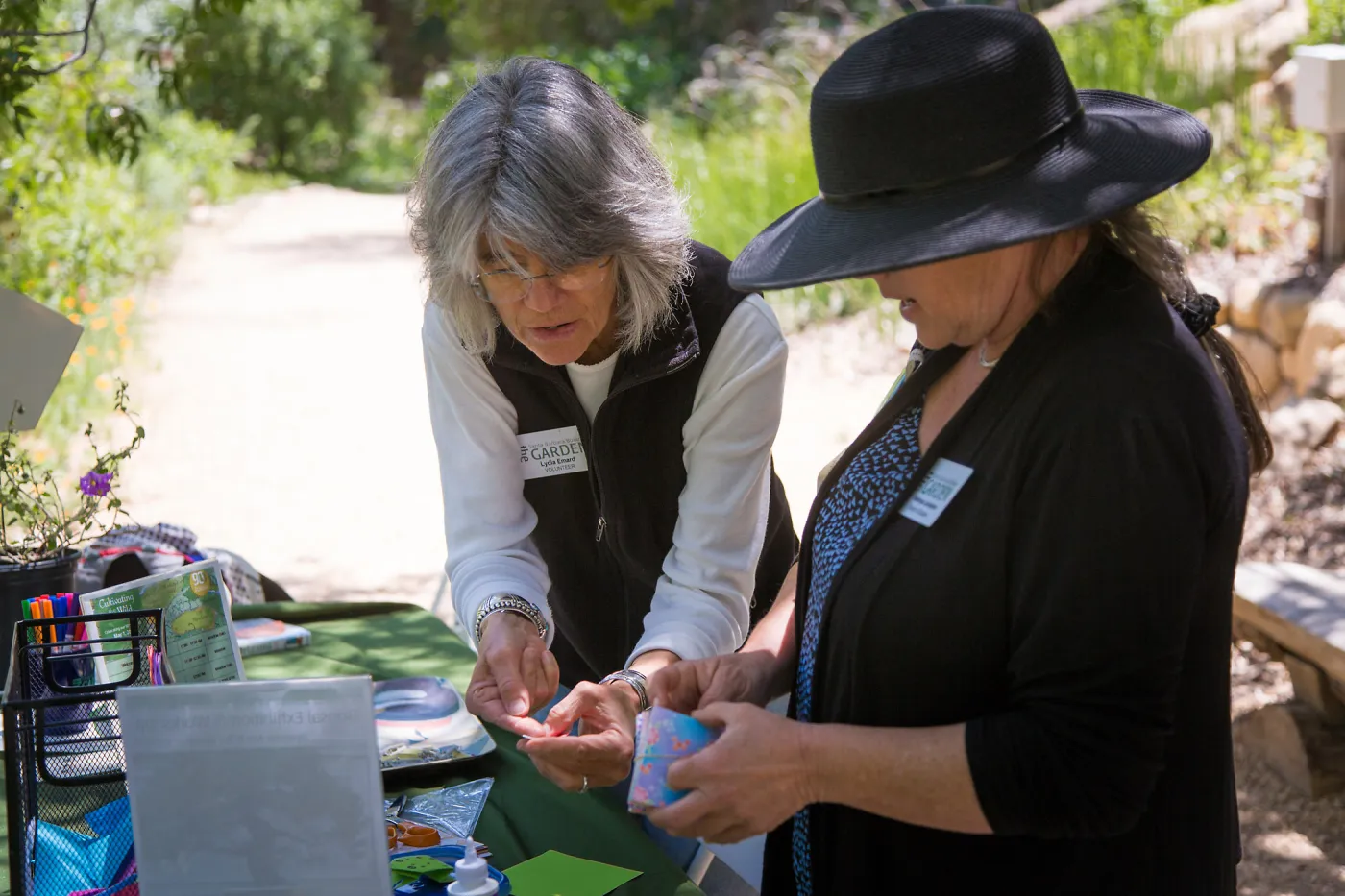 Cultivating the Wild: Native Gardens Tour and 90th Birthday Celebration, Origami workshop