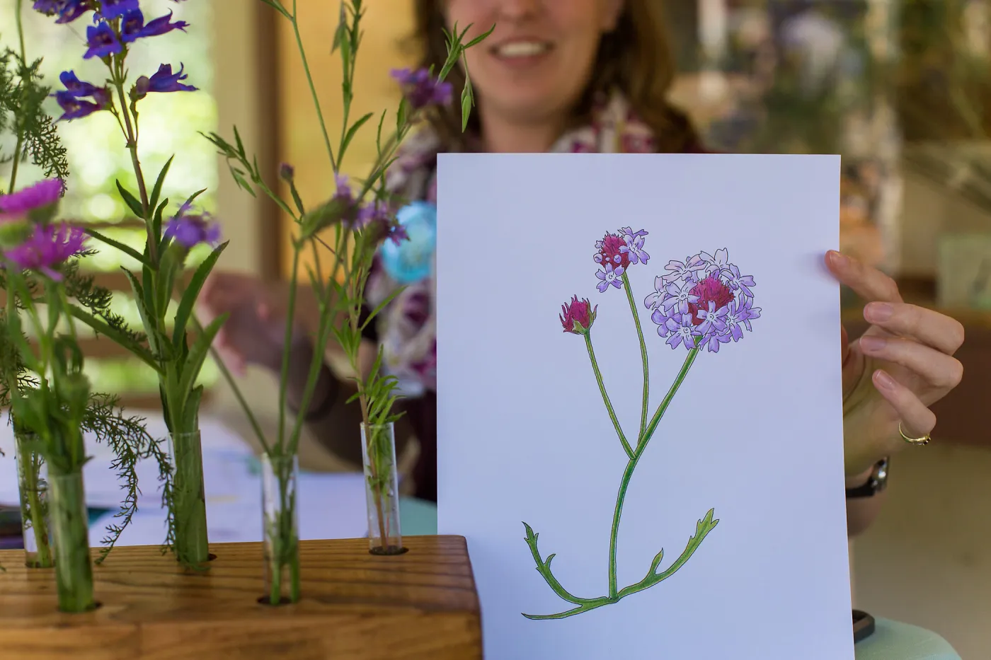 Cultivating the Wild: Native Gardens Tour and 90th Birthday Celebration, Coloring Page, Kate Davis