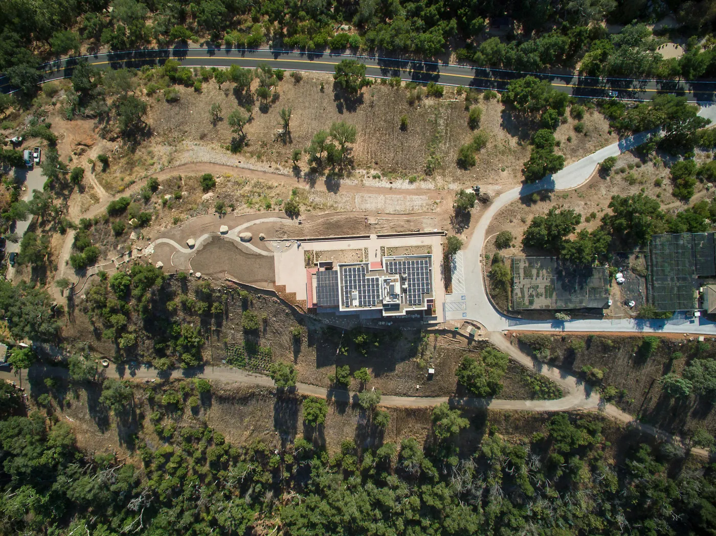 Aerial view of Pritzlaff Conservation Center